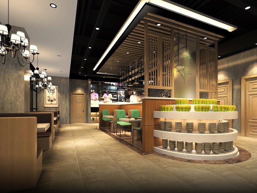 火鍋加盟店調(diào)料臺的設計要點