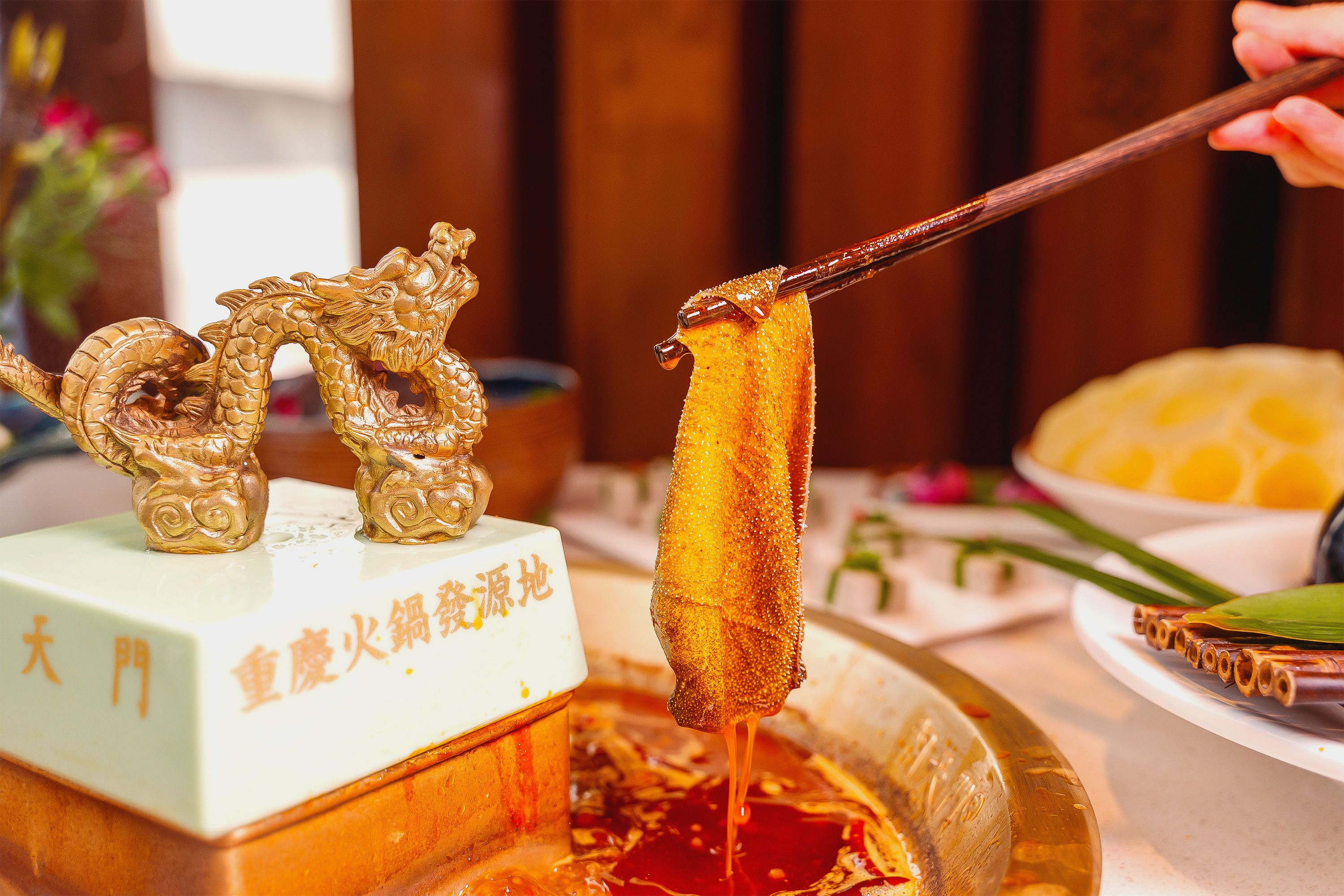 重慶火鍋加盟店，為什么毛肚如此受歡迎？